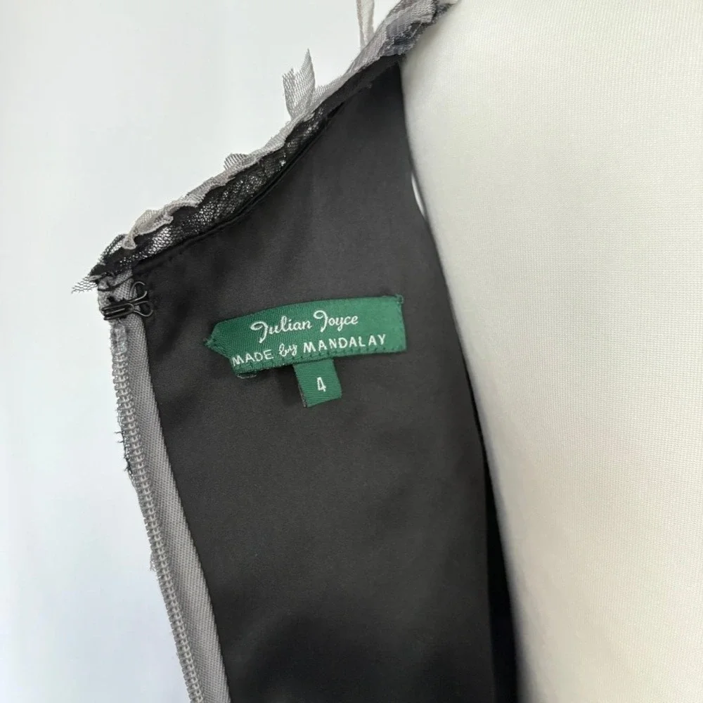 Deadstock Y2k MANDALAY Julian Joyce Sequin Embellished Cocktail Event NYE‎ Dress - Picture 5 of 8